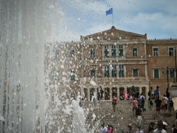 Συντριβάνι στο Σύνταγμα