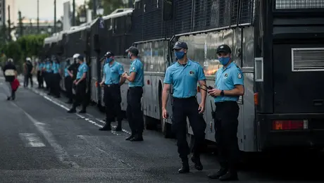 Αστυνομικοί στην πρεσβεία του Ισραήλ