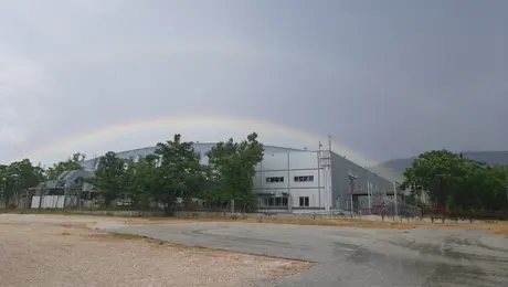 Σπάνιο τριπλό ουράνιο τόξο εμφανίστηκε στο Γουδή